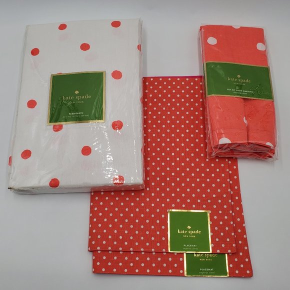 kate spade NWT tablecloth, napkins & placemats - Picture 9 of 14